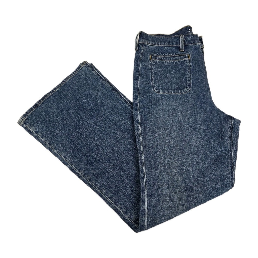 J Crew Jeans Womens Size 30 Vintage '96 Flare‎ Jean Lexi Kay Wash Blue Denim